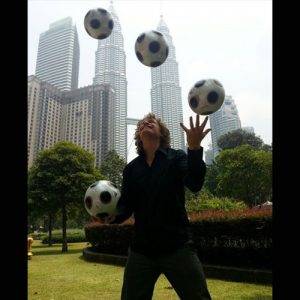 Erik Borgman 'Voetbal jongleur'
